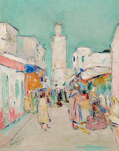 SCENA ULICZNA W MIEŚCIE WSCHODNIM, 1931