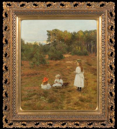 ZABAWA NA POLANIE, 1896