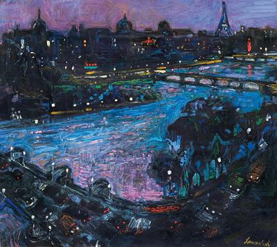 PEJZAŻ NOCNY Z PARYŻA, 1997