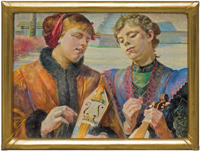 DZIEWCZYNY Z GĘŚLIKAMI, 1913