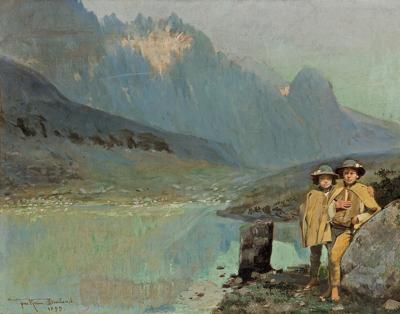 JUHASI NAD TATRZAŃSKIM STAWEM, 1899