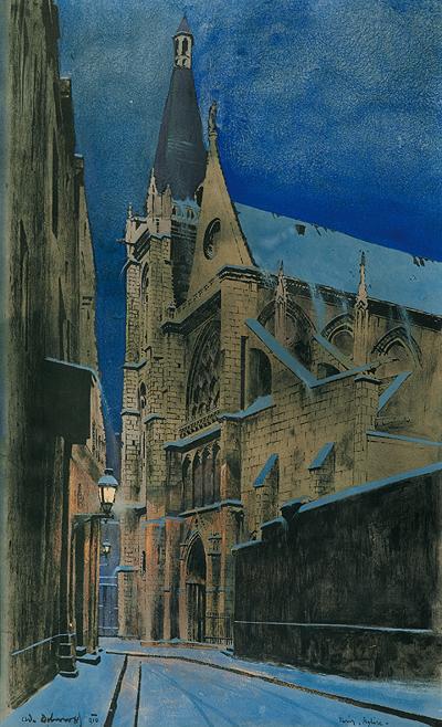 KOŚCIÓŁ SAINT-SEVERIN W PARYŻU, 1910