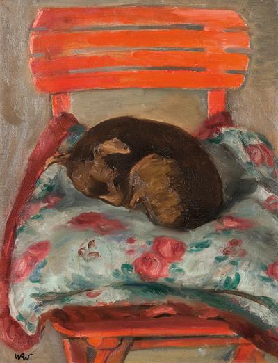 KIKI, ŚPIĄCY PIESEK, OK. 1937