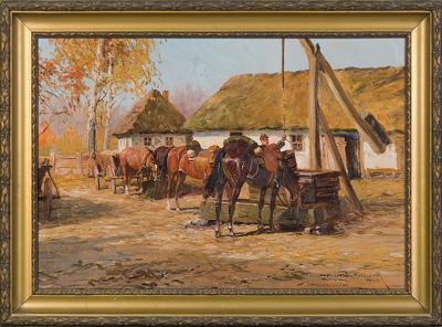 POSTÓJ UŁANÓW, 1925