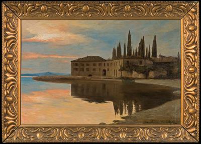 WIDOK NA SAN VIGILIO NAD LAGO DI GARDA