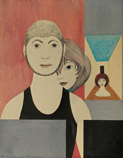 AUTOPORTRET, LATA 50. XX W.