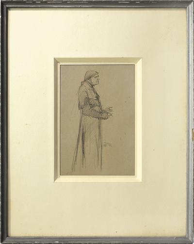 STUDIUM POSTACI MĘŻCZYZNY, POCZ. LAT 60. XIX W