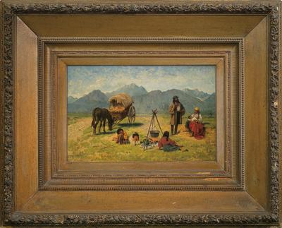 ODPOCZYNEK CYGANÓW, 1885-1886