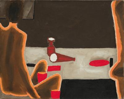 AKT PRZY STOLE, 1974