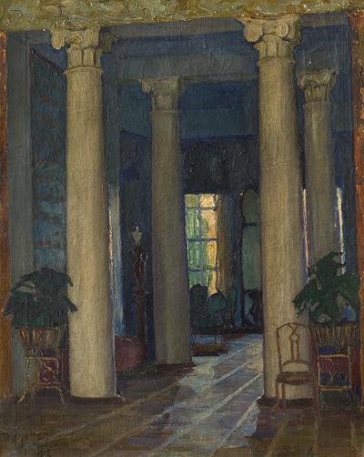 WNĘTRZE PAŁACOWE, 1912