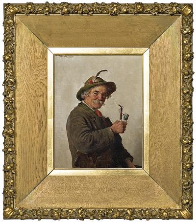 MĘŻCZYZNA Z FAJKĄ, 1891