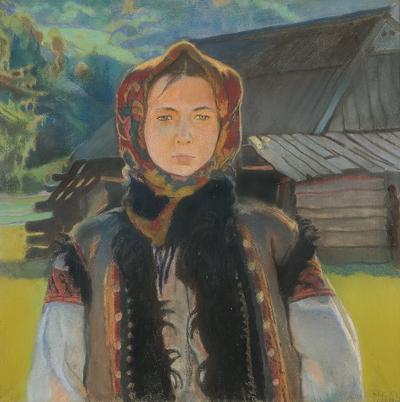 DZIEWCZYNA HUCULSKA, 1910