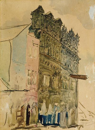 KAMIENICE PRZYBYŁÓW W KAZIMIERZU, 1919
