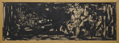 POWSTANIE WARSZAWSKIE, SZKIC, 1959
