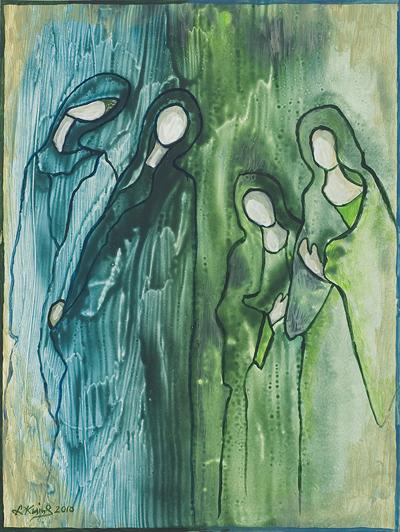 BEZRADNE, Z CYKLU KOBIETY, 2010