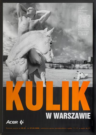 PLAKAT WYSTAWY KULIK W WARSZAWIE, 2000