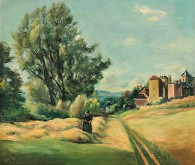 PODMIEJSKI PEJZAŻ FRANCUSKI, 1931