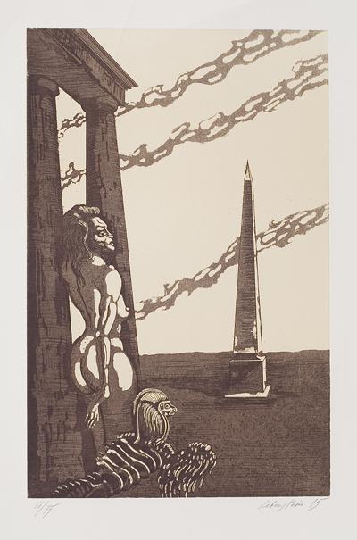 KOBIETA, SFINKS I OBELISK, 1985