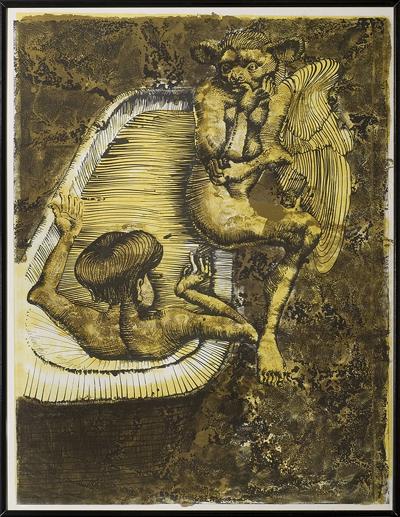 KąPIąCA SIę I SATYR