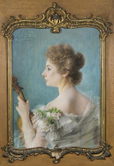 PORTRET MŁODEJ DAMY, 1893