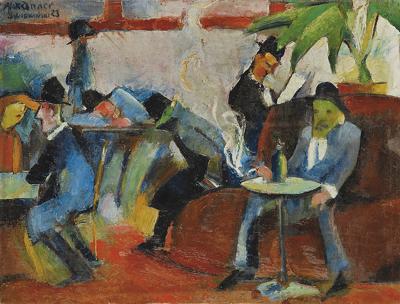 W KAWIARNI, 1923