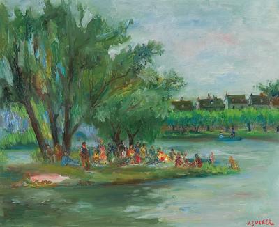 PIKNIK NAD RZEKĄ W MORET-SUR-LOING