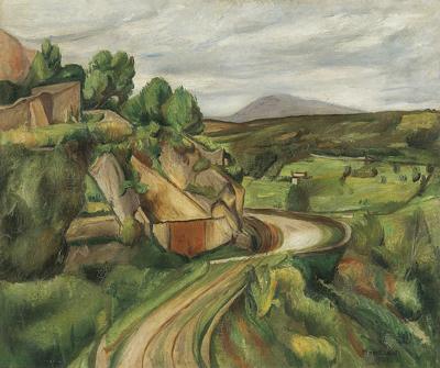 DROGA DO VENCE. PEJZAŻ Z PROWANSJI, 1923