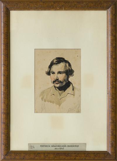 PORTRET MAKSYMILIANA OBORSKIEGO, OK. 1845