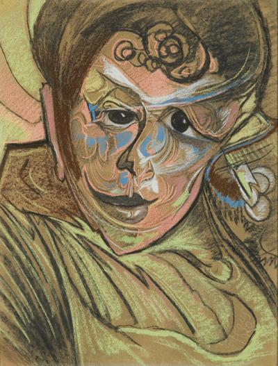 PORTRET ANNY SINKO, ŻONY TADEUSZA, 1920