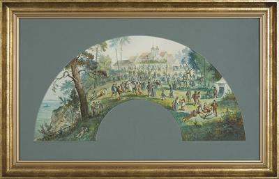 ODPUST NA BIELANACH W WARSZAWIE, 1882