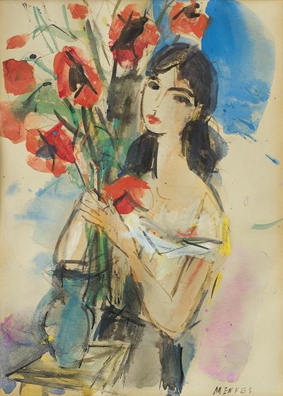 DZIEWCZYNA Z MAKAMI, OK. 1960
