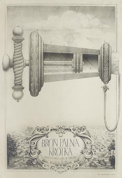 PLAKAT: BROń PALNA KRóTKA, 1980