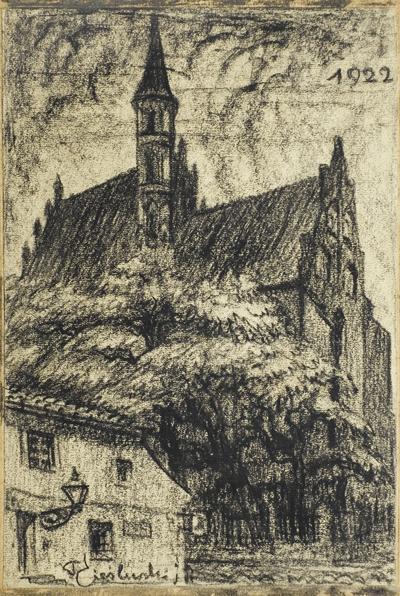 KOśCIół GOTYCKI W CHEłMNIE, 1922