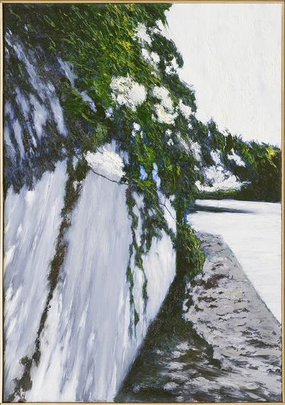 MUR Z KWIATAMI W PETIT JEAN, 2011