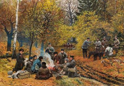 POLOWANIE W OŁYCE, 1889