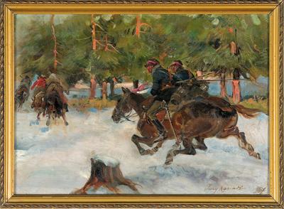 UŁANI W POŚCIGU, 1927