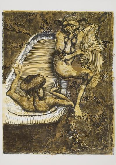 KąPIąCA SIę I SATYR