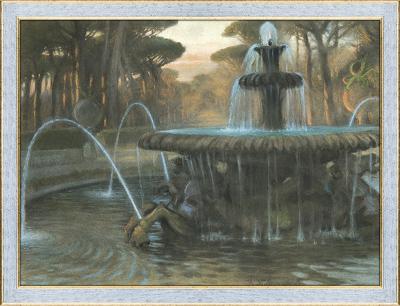 RZYM. FONTANNA DEI CAVALLI MARINI, PRZED 1913
