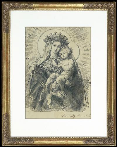 MATKA BOŻA Z DZIECIĄTKIEM, 1888