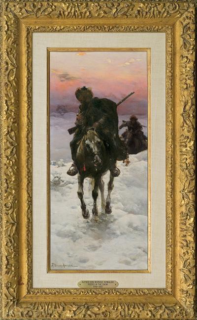 CZERKIESI / HUCULSCY MYŚLIWI, LATA 1880-1890