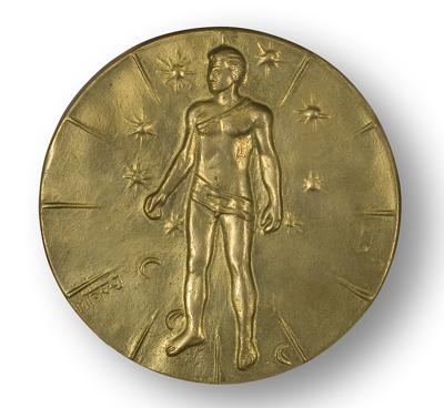 MEDAL Z POSTACIą MłODZIEńCA