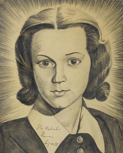 PORTRET HALSZKI, 1958