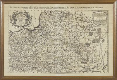 ETATS DE POLOGNE... - MAPA POLSKI, 1692