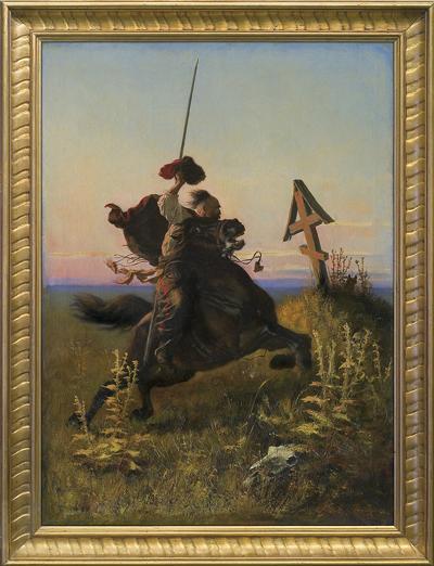 KOZAK W STEPIE, 1881