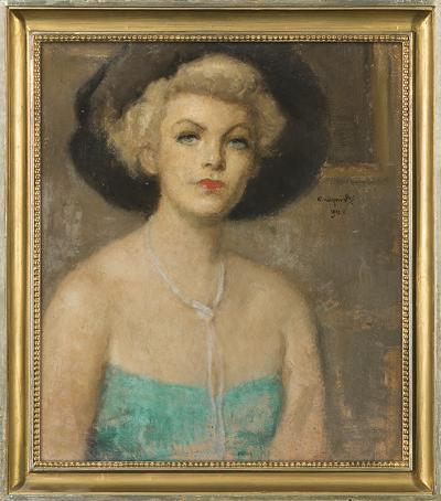 PORTRET DAMY, 1950