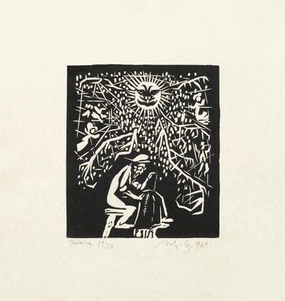 KRAWIEC, Z CYKLU JUDAICA, 1964