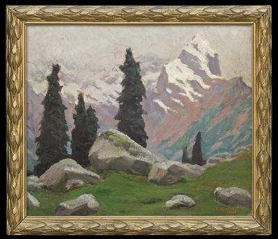 WIDOK TATRZAŃSKI Z KOŚCIELCEM, 1926