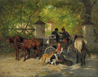 W OCZEKIWANIU NA PANA. MARIASZ DYSZLOWY, 1876