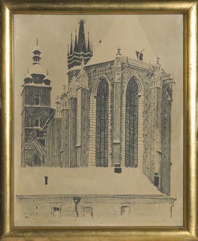 ABSYDA KOŚCIOŁA MARIACKIEGO W KRAKOWIE, 1926