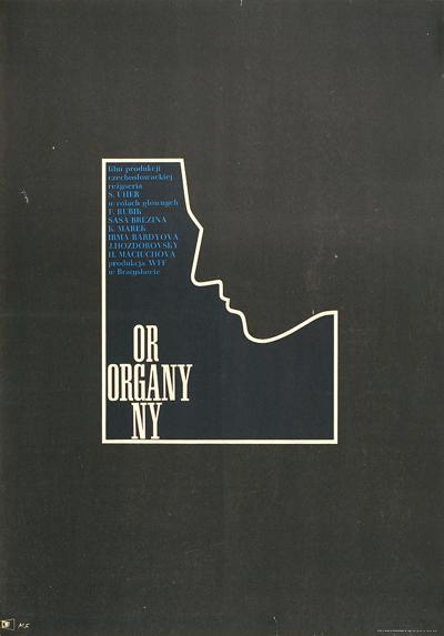 PLAKAT DO FILMU ORGANY, 1966